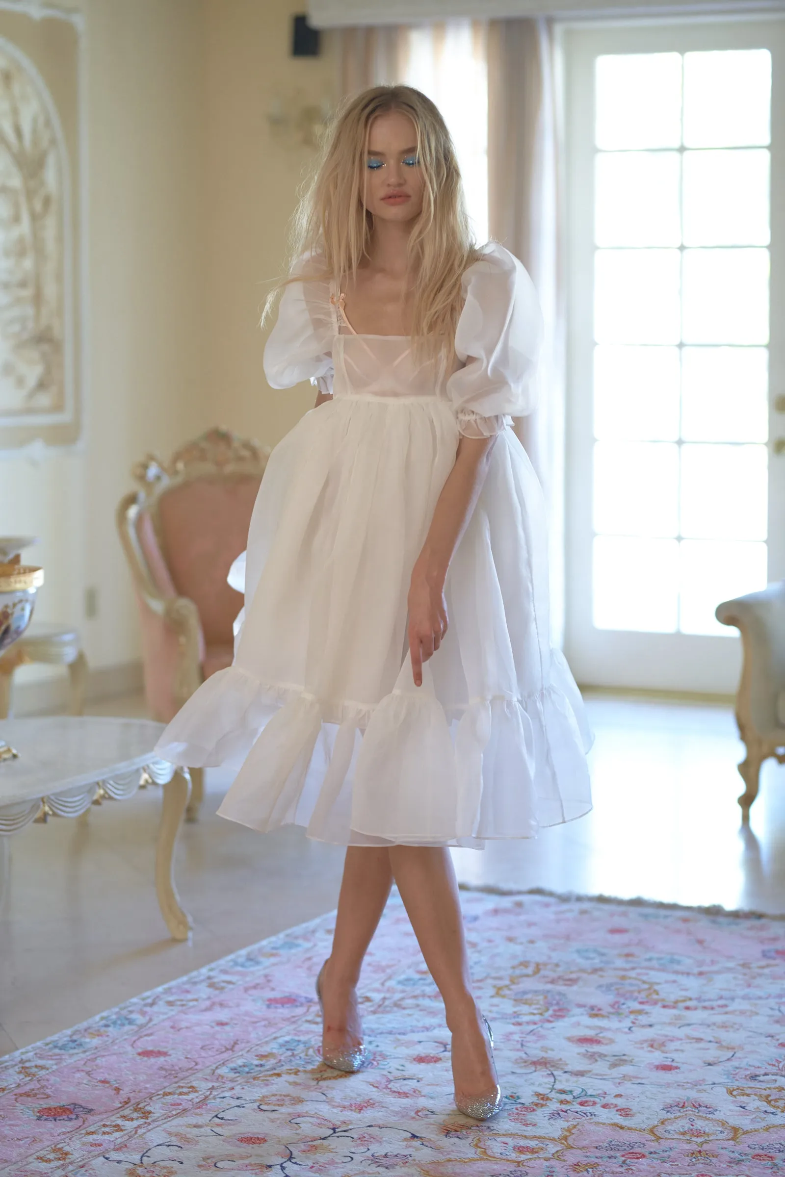 The Ivory French Puff Dress