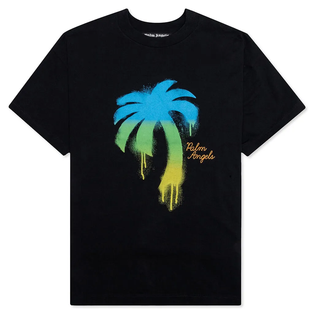 The Palm Classic Tee - Black/Green