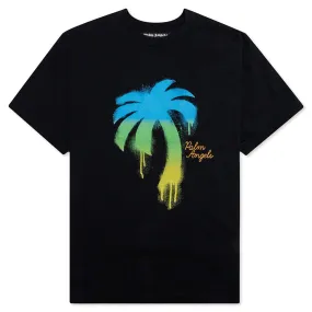 The Palm Classic Tee - Black/Green