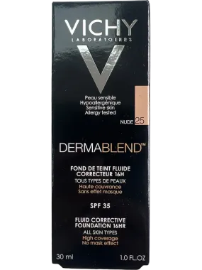 Vichy Dermablend Fluid Corrective Foundation 16HR Nude 25 Beauty 30 ml