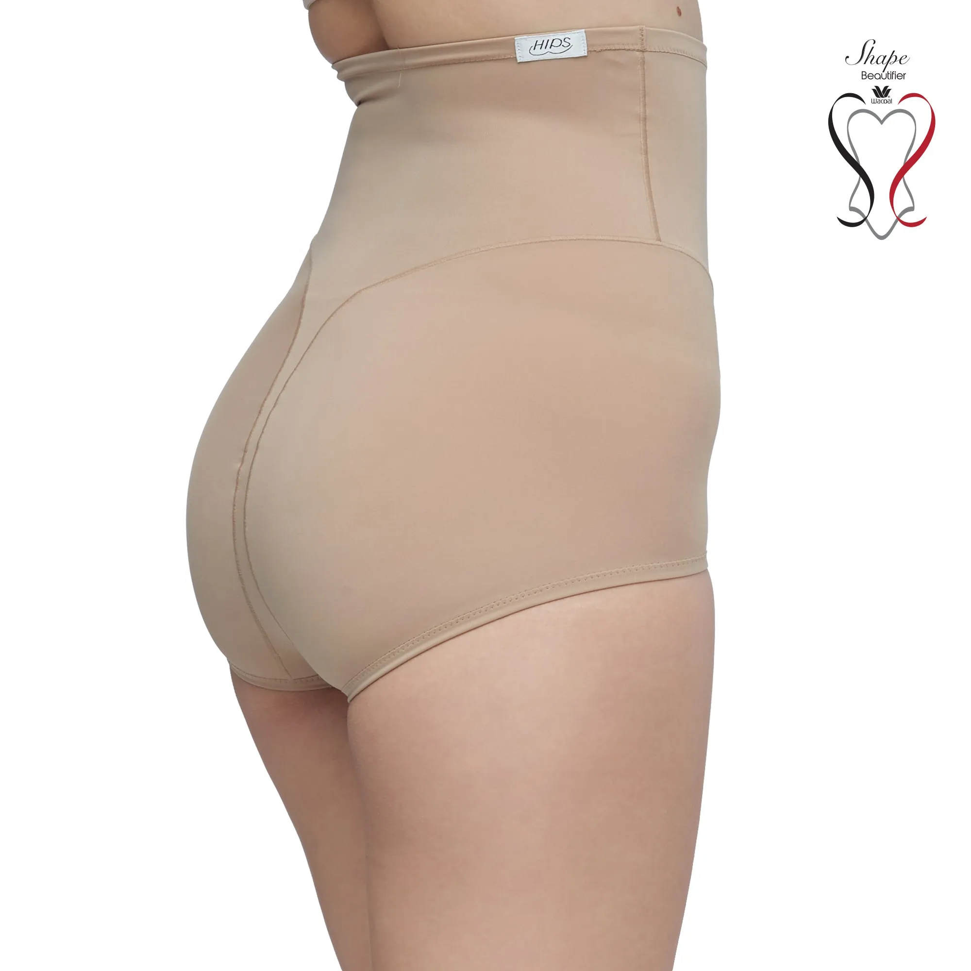 Wacoal Hips ชุดกระชับสัดส่วน กระชับหน้าทัองเอวสูง รุ่น WY1135 สีเทา (OT)