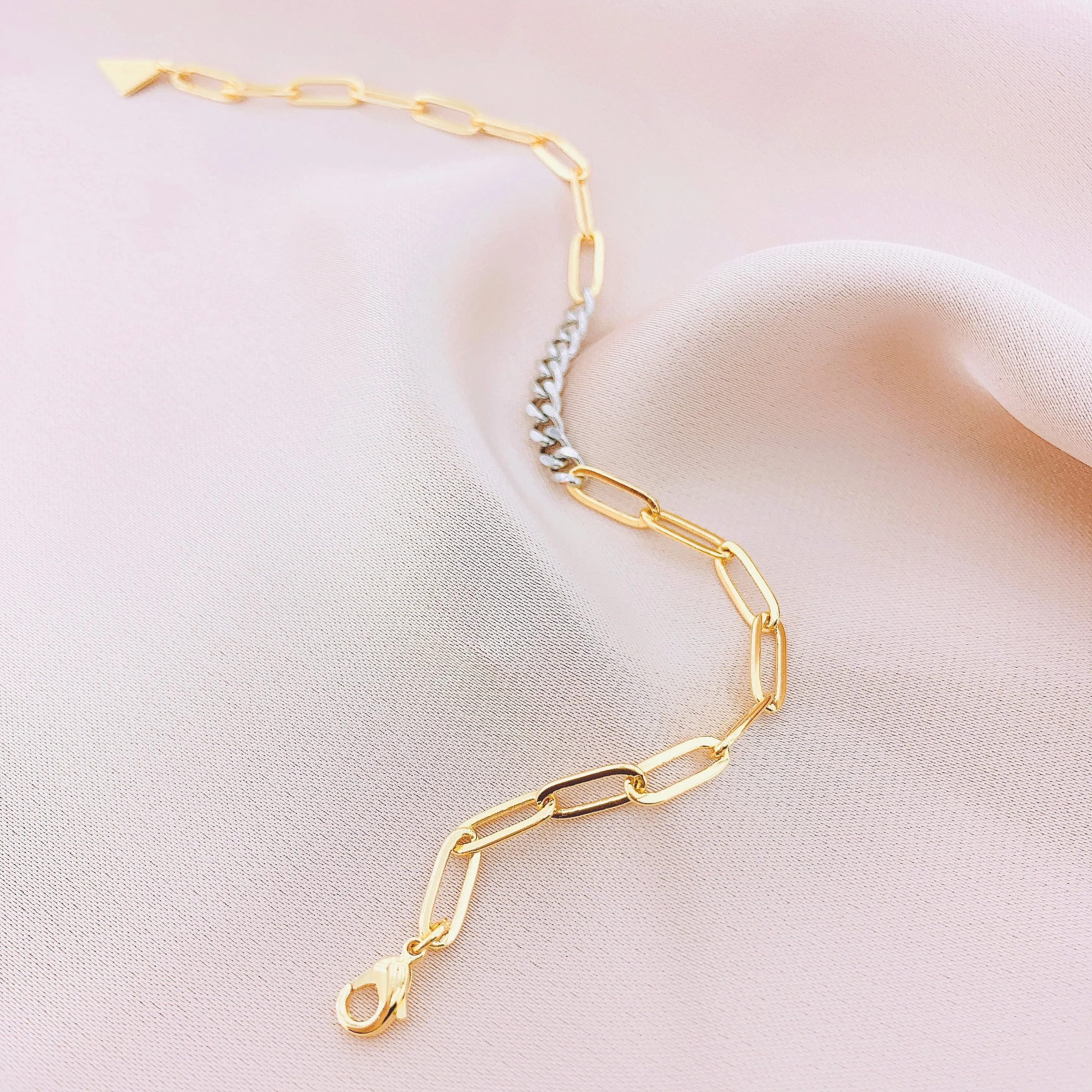 Women's Fashion Paperclip Chain Bracelet