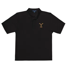 Yellowstone Logo Embroidered Unisex Polo Shirt